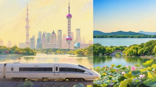 Hangzhou Day Tour From Shanghai | Paradise On Earth-West Lake &+Lingyin Temple+High Speed  Day Tours