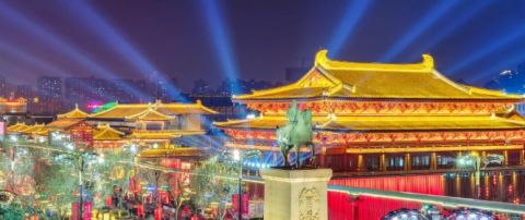 Private Night Tour: Muslim Quarter+Big Wild Goose Pagoda+Tang Dynasty Ever-bright City