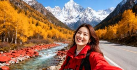 A round-trip one-day tour to Shuangqiao Valley and Siguniang Mountain from Chengdu for sightseeing