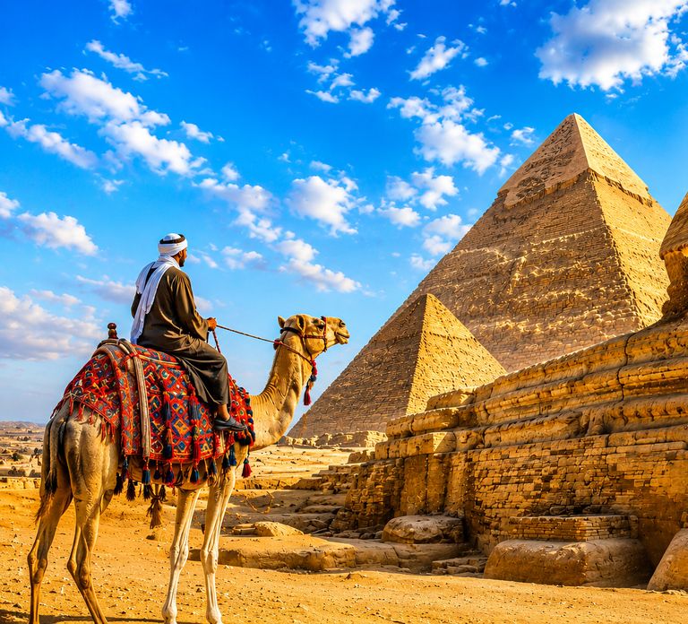 Cairo: Pyramids & Great Sphinx Private Tour with Camel Ride