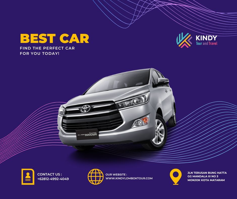 Lombok Private Car with English Driver
