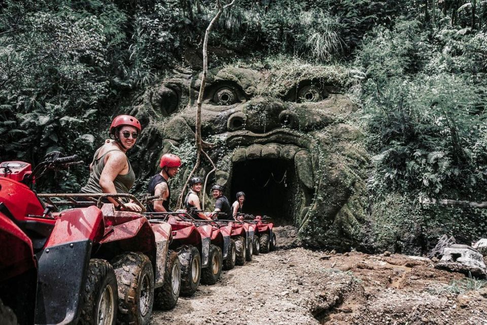 Ubud: Gorilla Cave ATV Quad Bike Bali With Waterfall And Lunch