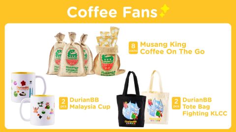 DurianBB Bundle set 2 –  Coffee Fans Bundle