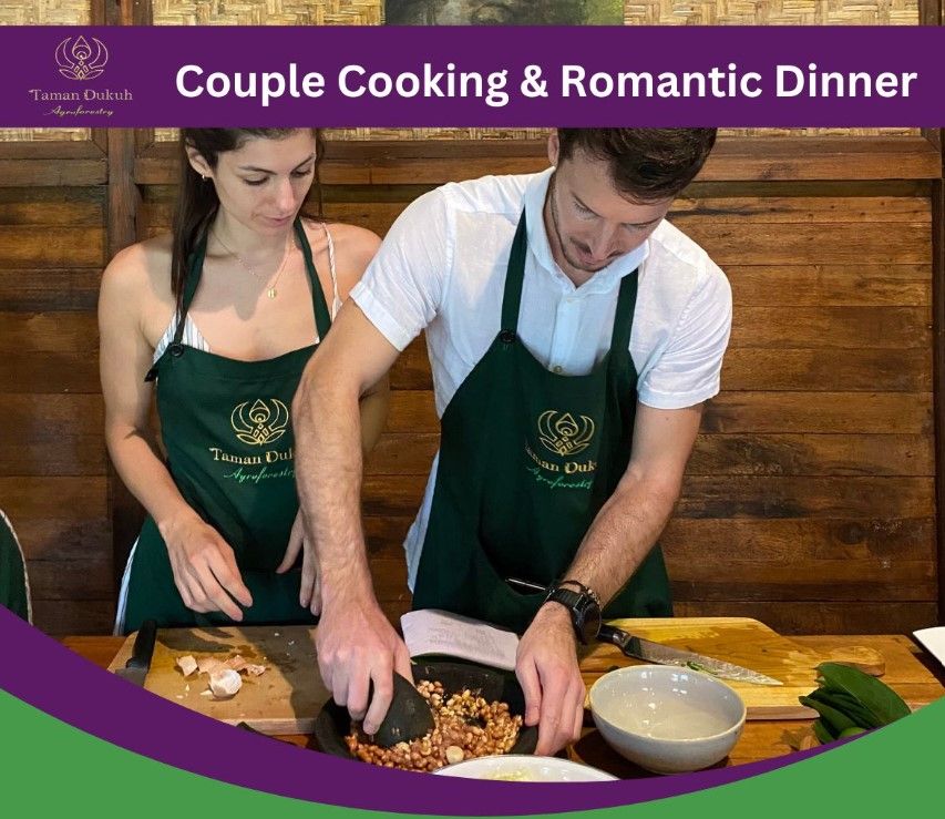 Couple Cooking Classes And Romantic Dinner in Ubud-Bali