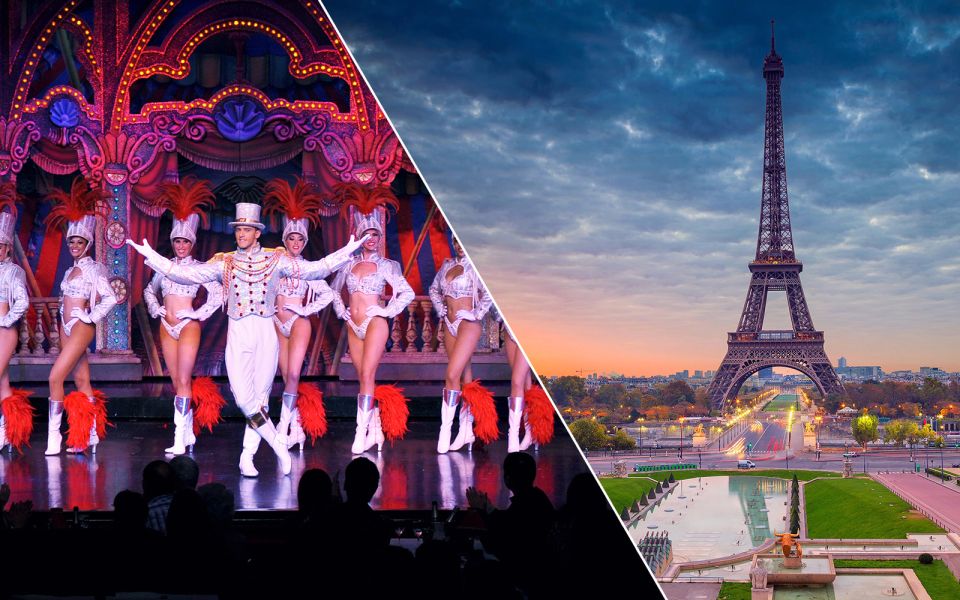 La Marina Dinner Cruise, Eiffel Tower by Night and Moulin Rouge Show + Transfers