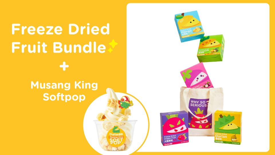 DurianBB Bundle set 3 –  4 of Freeze Dried Fruit Bundle