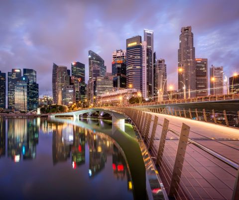 Singapore Marina Bay Night Walk with Spectra & Garden Rhapsody Shows