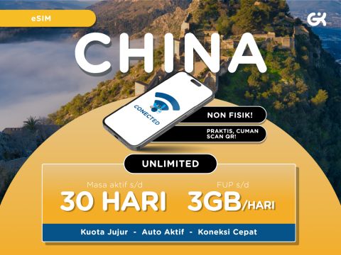 {INSTANT} eSIM China Pure Unlimited | Travel SIM China Global Komunika